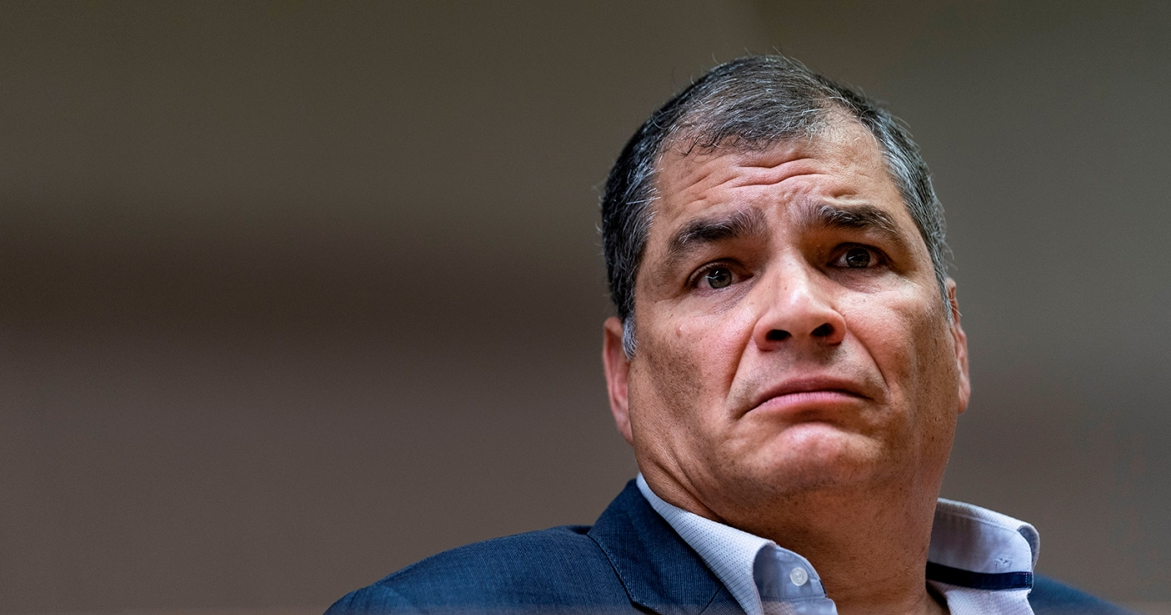 Correa llama a la unidad tras denunciar la "infiltración" del crimen organizado en el Estado ecuatoriano