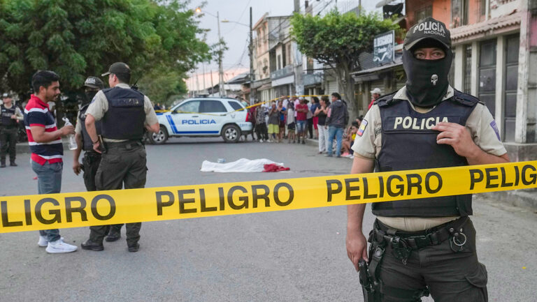 Ecuador cierra 2023 como el año más violento de su historia con más de 7.800 homicidios