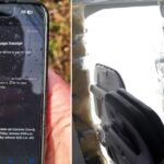 Encuentran intacto un iPhone que cayó de un avión del que se desprendió parte del fuselaje
