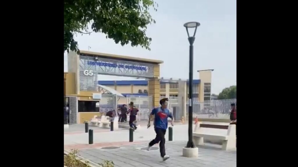 Guayaquil en pánico: delincuentes ingresan a universidad de Ecuador y se evacúan comercios