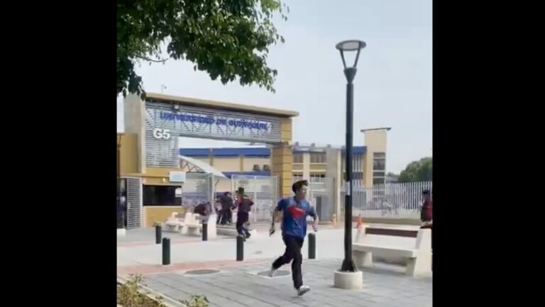 Guayaquil en pánico: delincuentes ingresan a universidad de Ecuador y se evacúan comercios