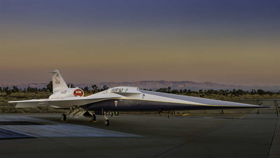La NASA presenta su avión supersónico silencioso X-59 (VIDEO)