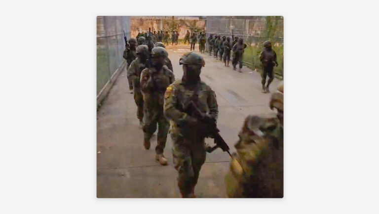 Policía y Fuerzas Armadas de Ecuador intervienen la Cárcel Regional de Guayas