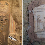 Revelan hallazgos milenarios en Egipto: máscaras de momias y una figura del dios del silencio
