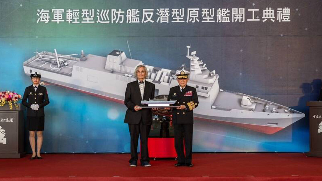 Taiwán inicia la construcción de una nueva fragata antisubmarina