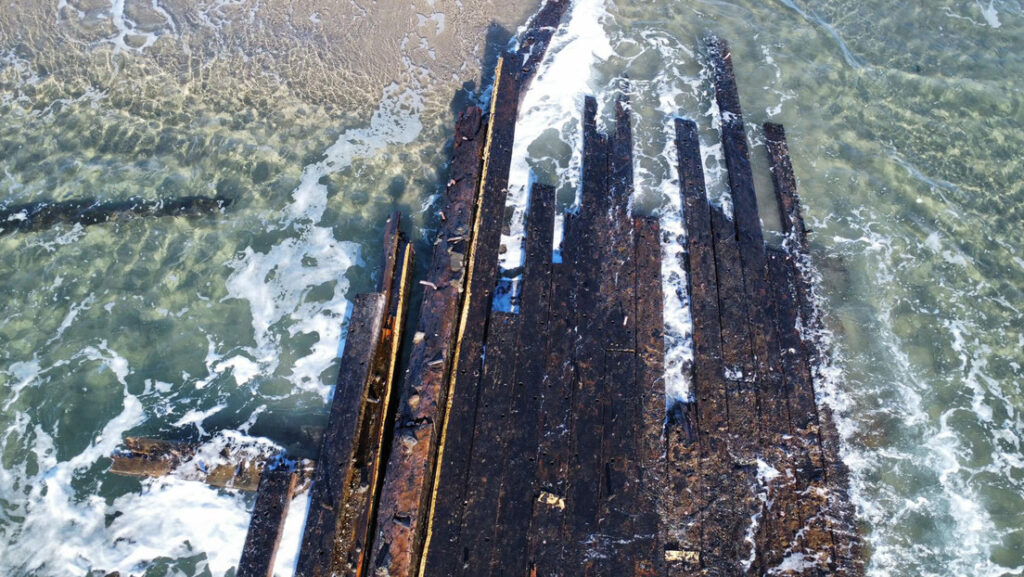 Un antiguo naufragio de más de 100 años aparece frente a la costa de Canadá
