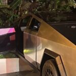 FOTO: Cybertruck se estrella frente a uno de los hoteles más famosos del mundo