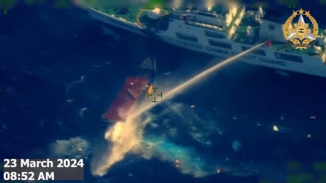 La Guardia Costera de China expulsa buques filipinos en una zona en disputa