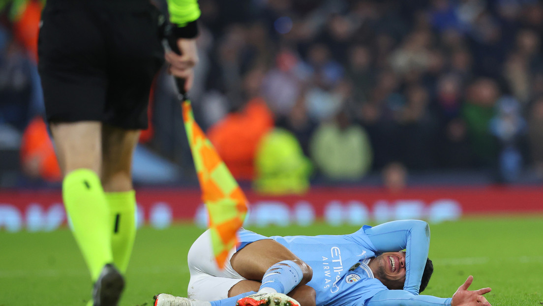 La escalofriante lesión de un jugador del Manchester City