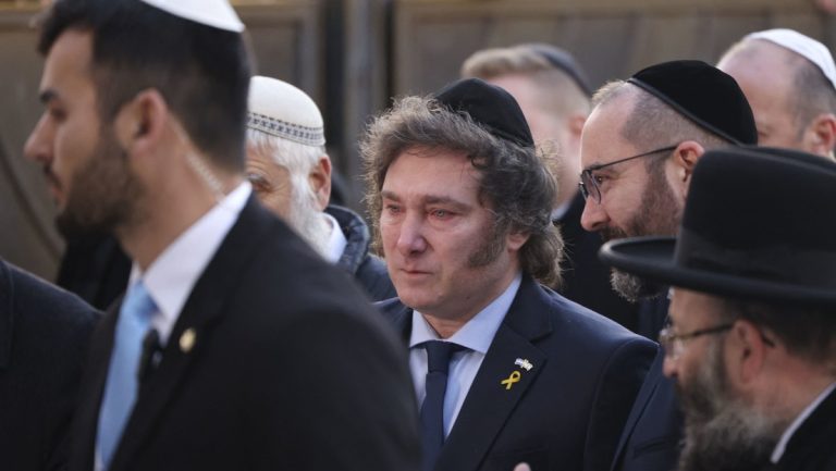 Milei: "Israel no está cometiendo ni un solo exceso" en Gaza