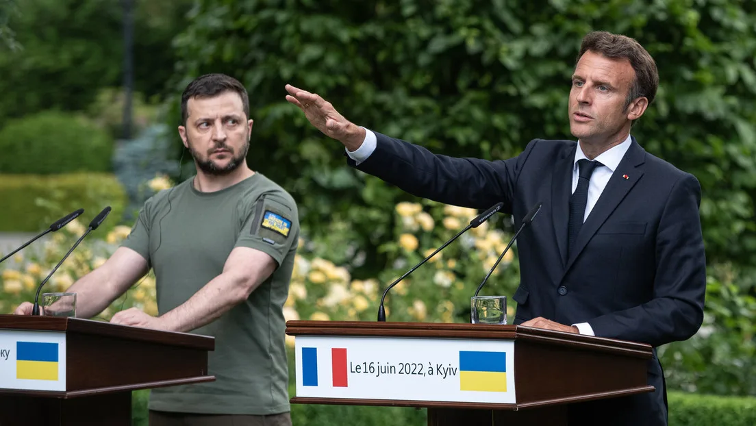 Macron explica por qué Ucrania no puede tener una defensa aérea similar a la de Israel