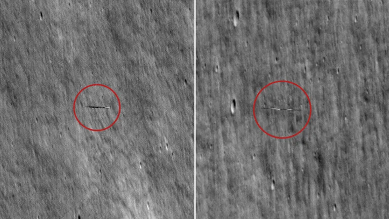 NASA capta un objeto volador orbitando rápidamente la Luna