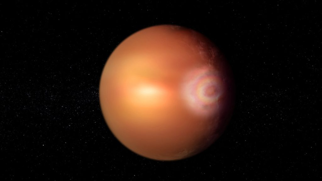 Un planeta 'infernal' donde llueve hierro fundido alberga un fenómeno totalmente inesperado