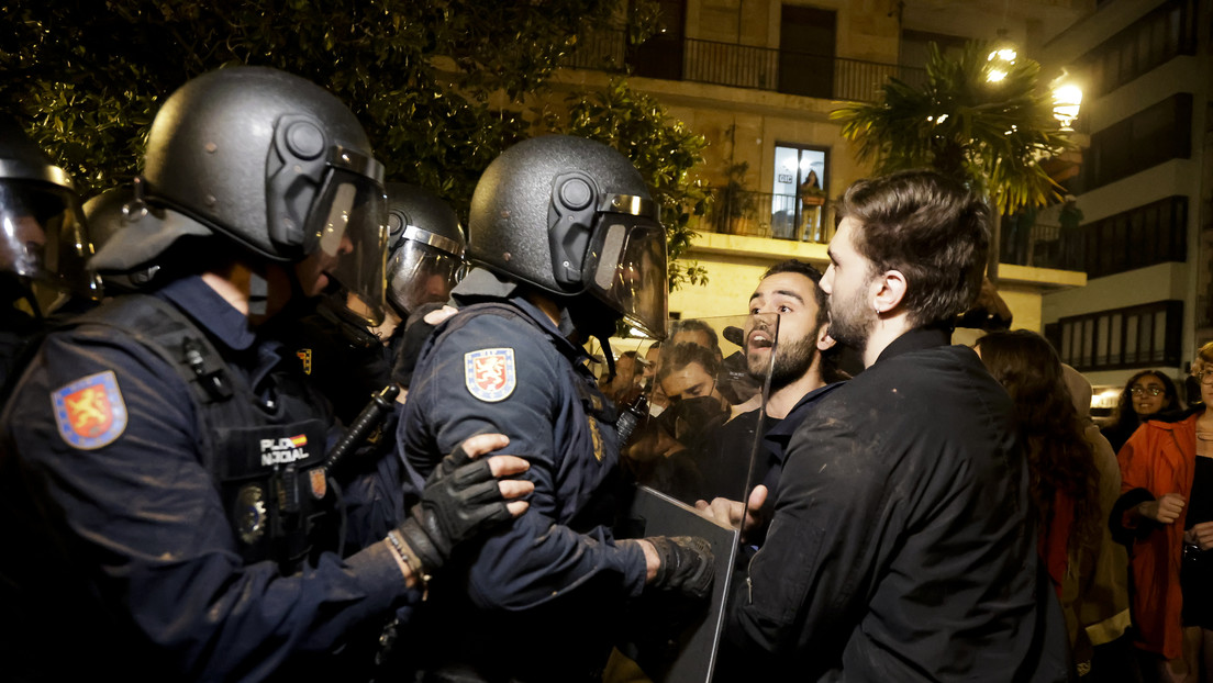 Manifestación en Valencia, España, el 9 de noviembre de 2024.