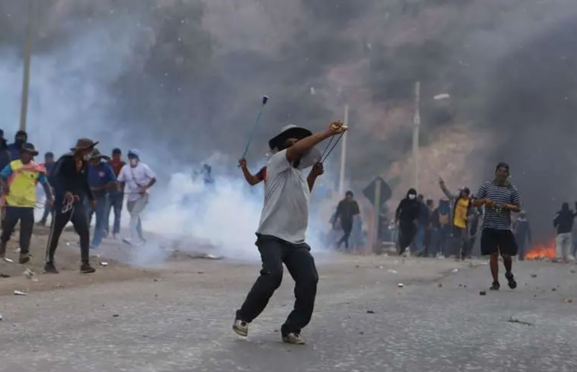 Las protestas se están volviendo más violentas en Bolivia.