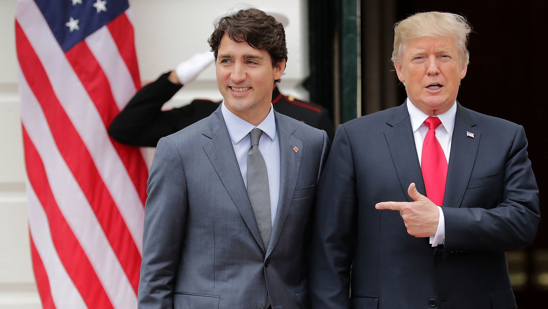 Justin Trudeau y Donald Trump tras una reunión en la Casa Blanca, el 11 de octubre de 2017, Washington, EE.UU.