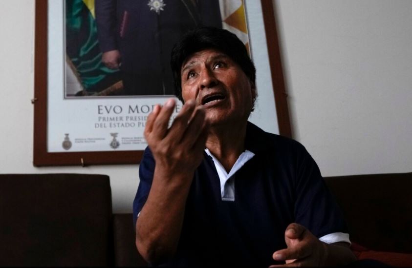 Evo Morales, expresidente de Bolivia.