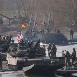 El ejercicio militar Dragon 24 de la OTAN en Polonia, el 4 de marzo de 2024.