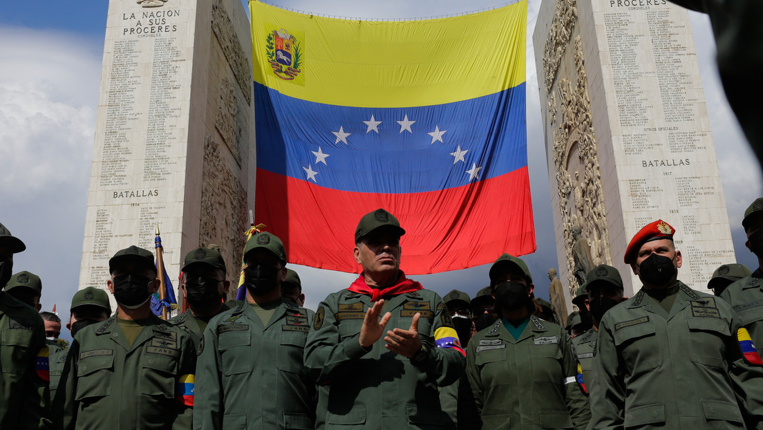 El ministro de Defensa de Venezuela, Vladimir Padrino López, en Caracas, el 4 de febrero de 2022.