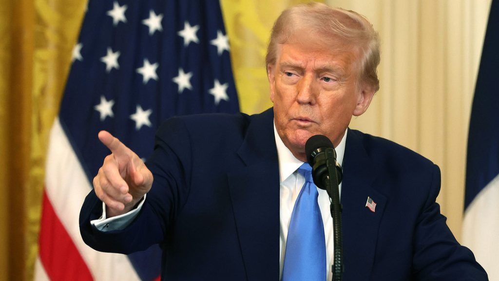 El presidente de EE.UU., Donald Trump.
