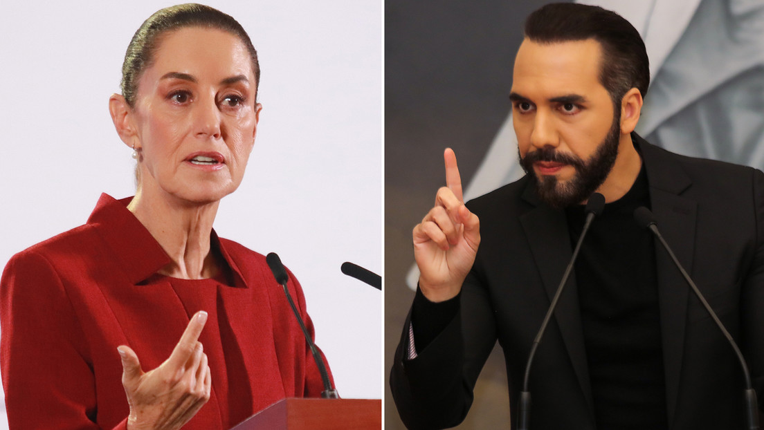 Claudia Sheinbaum y Nayib Bukele.