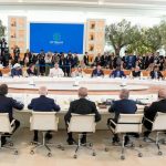 Ministros del G7 durante una reunión.