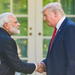 En la foto los líderes de la India y de EEUU.