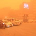 La tormenta de arena en Irak.