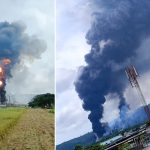 Fotos de la explosión.