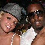 Britney Spears y Sean 'Diddy' Combs en la fiesta de 50 Cent Hosts en The Hard Rock el 8 de septiembre de 2007 en Las Vegas.