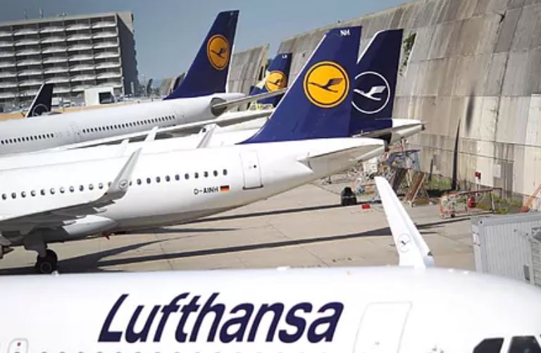 Aerolínea Lufthansa.
