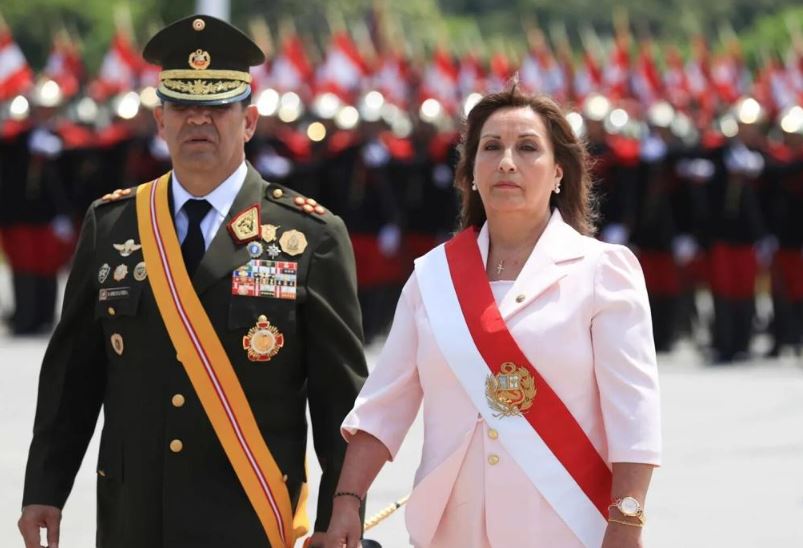 Presidente de Perú, Dina Boluarte.