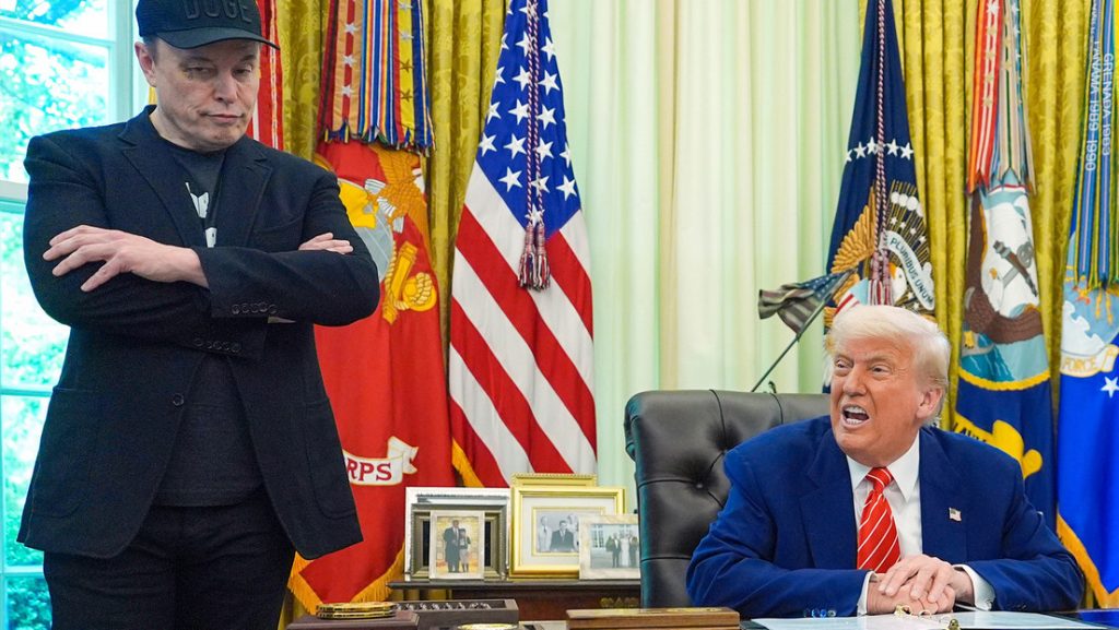 Elon Musk y Donald Trump.