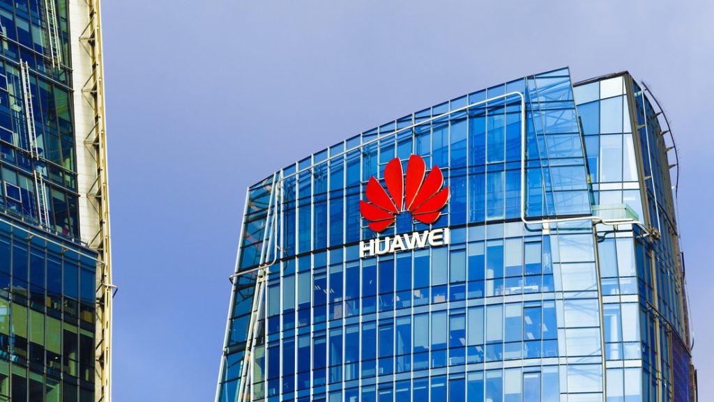 Un edificio de Huawei.