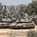 Los tanques israelíes operan en medio del conflicto entre Israel y Hamás.