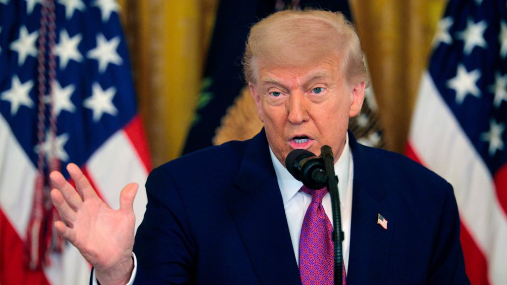 El presidente de EE.UU., Donald Trump.