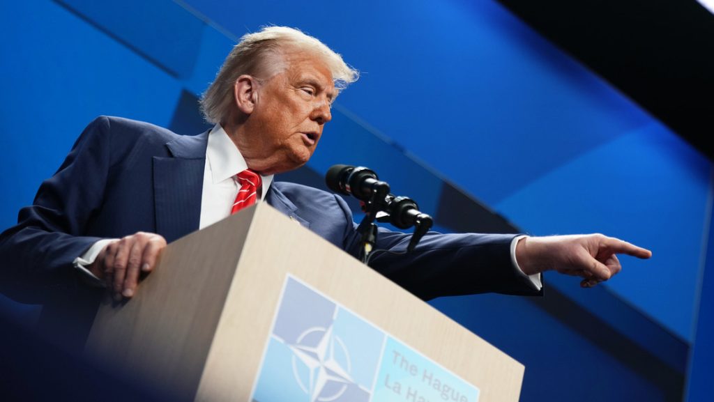El presidente de EE.UU., Donald Trump.