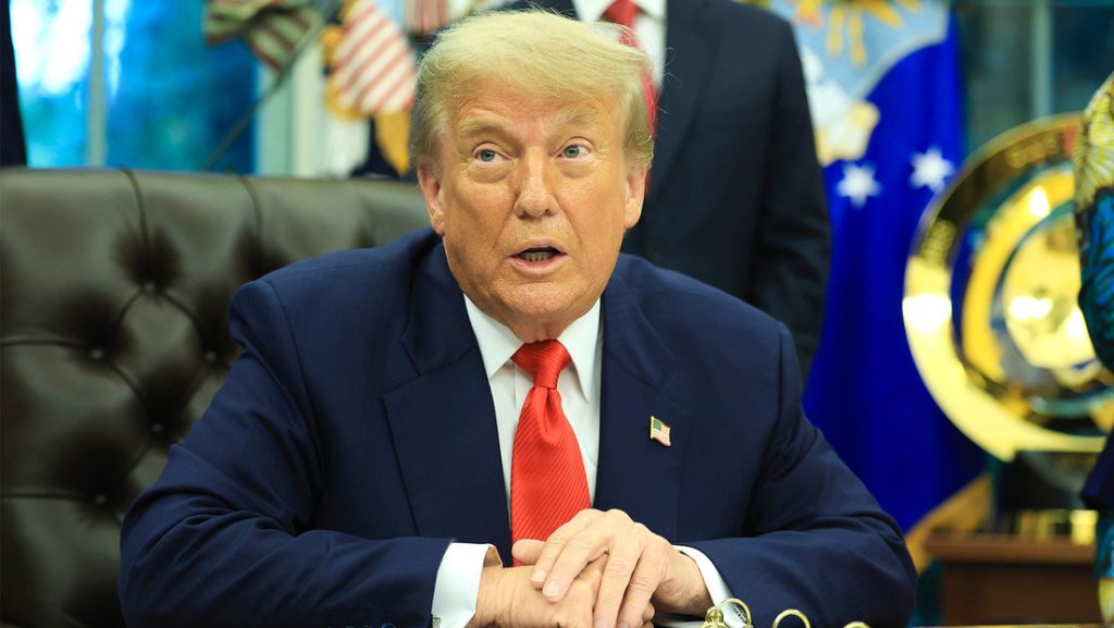 El presidente estadounidense, Donald Trump