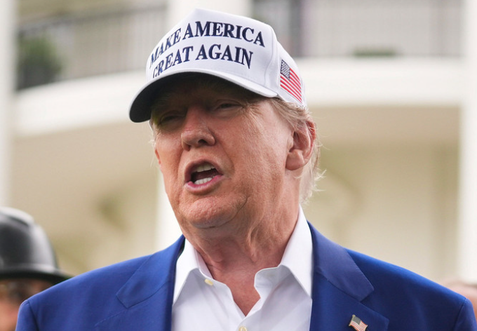 El presidente de EE.UU., Donald Trump.