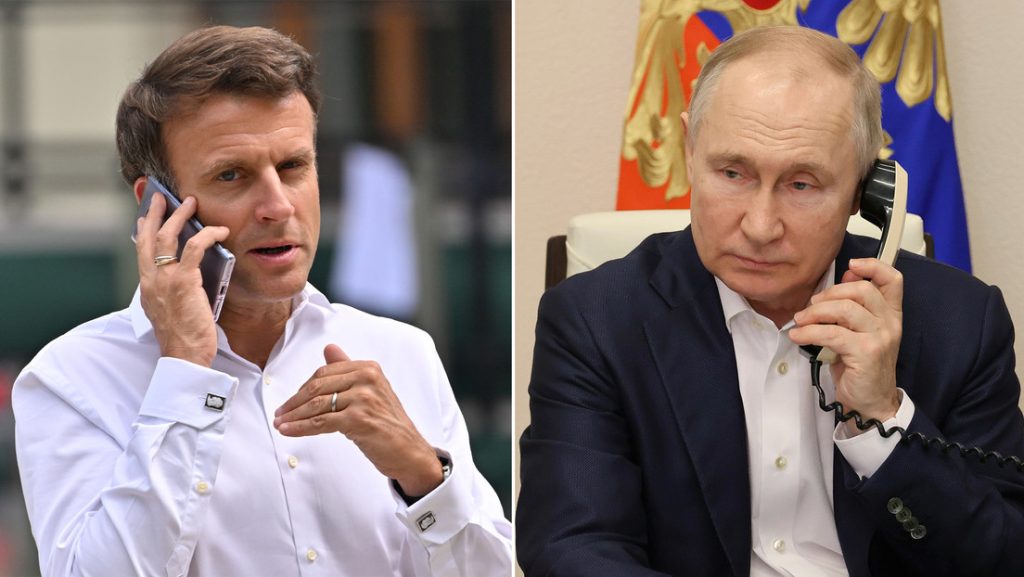 Vladímir Putin mantuvo este martes una conversación telefónica con su homólogo francés Emmanuel Macron.