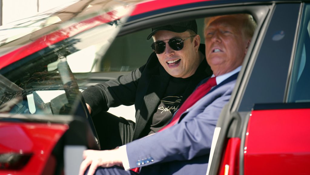 El presidente de EE.UU., Donald Trump, y Elon Musk.