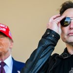 El presidente de EE.UU., Donald Trump, junto con el magnate Elon Musk.