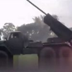 Sistema de lanzamiento múltiple de cohetes Grad RM-70 del Ejército camboyano.