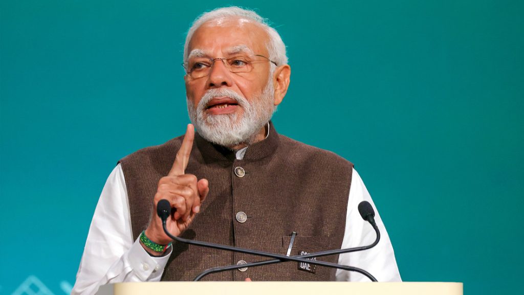 Primer ministro de la India, Narendra Modi.