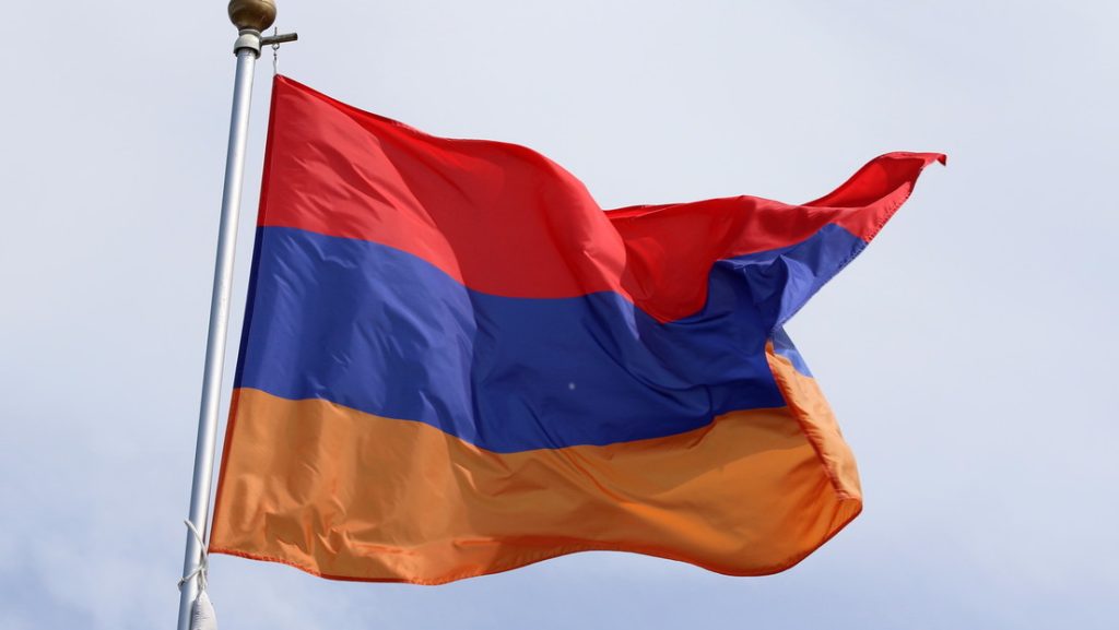 Bandera de Armenia.