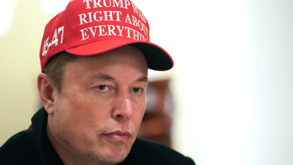 Elon Musk en la Casa Blanca, 24 de marzo de 2025.