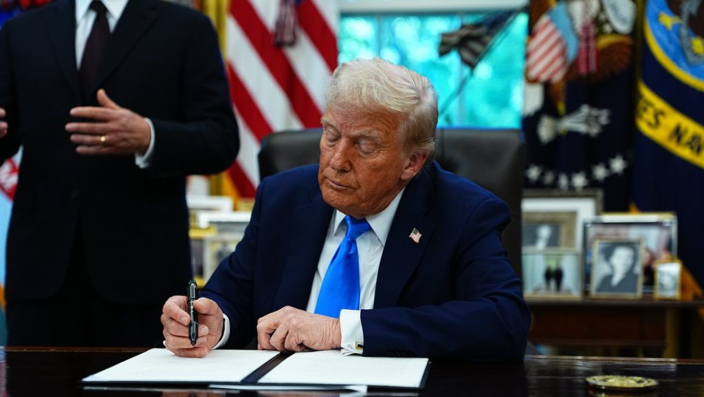 El presidente de EE.UU., Donald Trump.