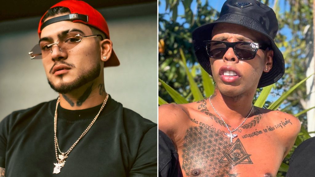 El cantante colombiano B-King y el DJ Regio Clown