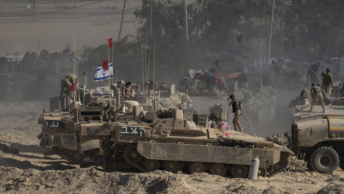 Soldados israelíes cerca de la frontera con la Franja de Gaza, el 6 de agosto de 2025.