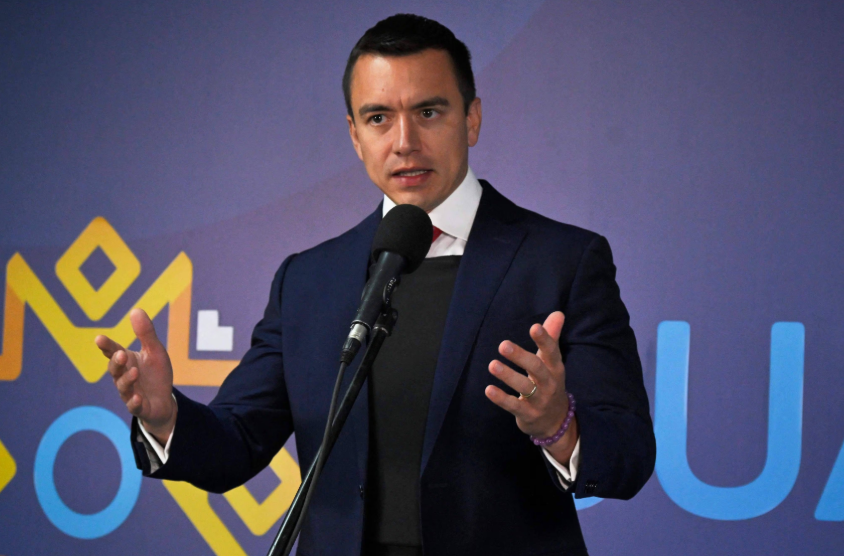 Presidente de Ecuador, Daniel Noboa.